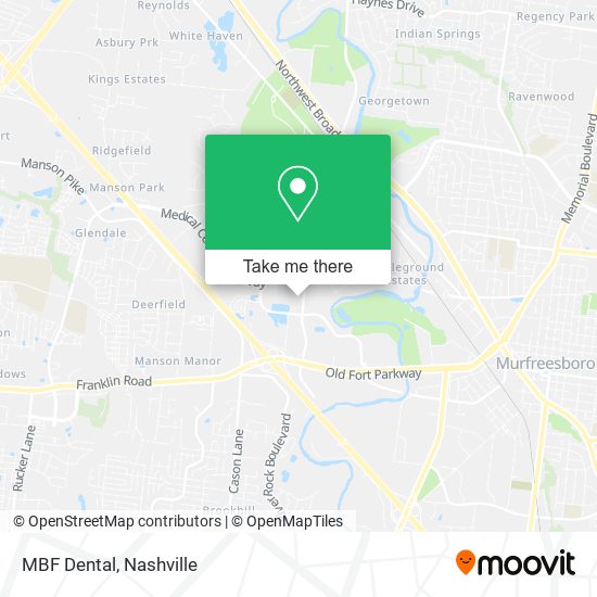 Mapa de MBF Dental