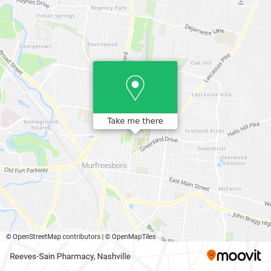 Reeves-Sain Pharmacy map