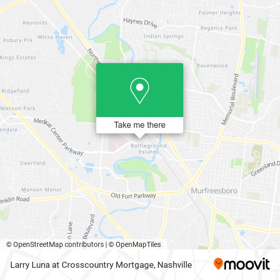Mapa de Larry Luna at Crosscountry Mortgage