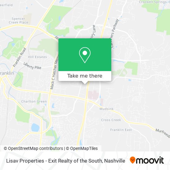Lisav Properties - Exit Realty of the South map