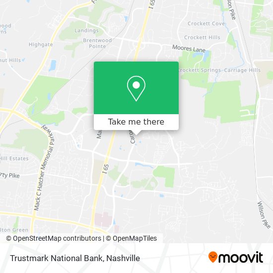Trustmark National Bank map