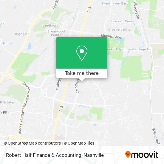 Mapa de Robert Half Finance & Accounting