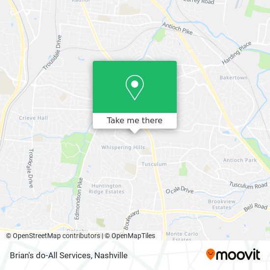 Brian's do-All Services map