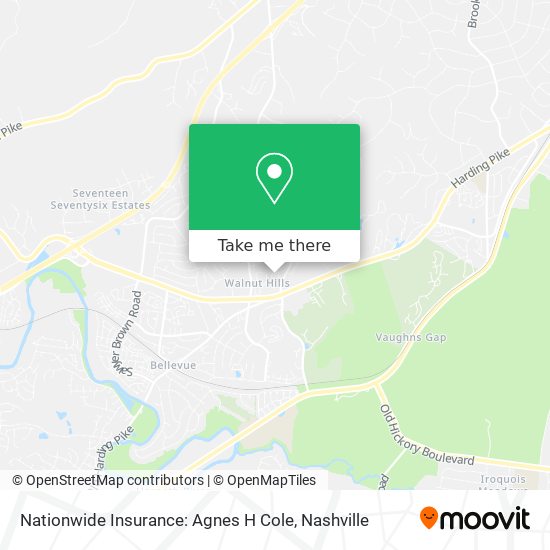 Nationwide Insurance: Agnes H Cole map
