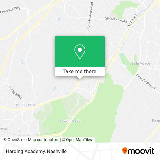 Harding Academy map