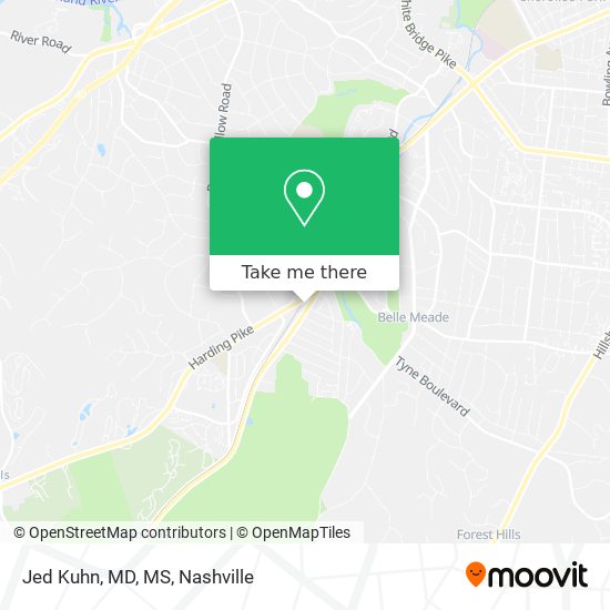 Mapa de Jed Kuhn, MD, MS
