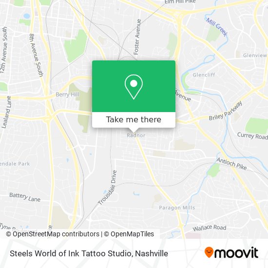 Steels World of Ink Tattoo Studio map
