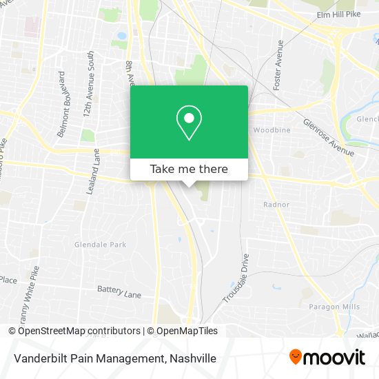 Mapa de Vanderbilt Pain Management