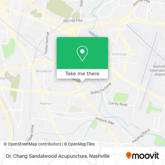 Mapa de Dr. Chang Sandalwood Acupuncture