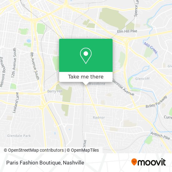 Mapa de Paris Fashion Boutique