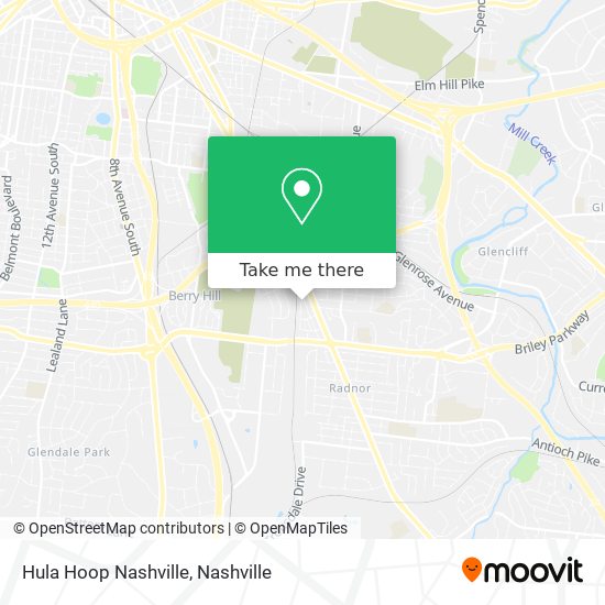 Hula Hoop Nashville map