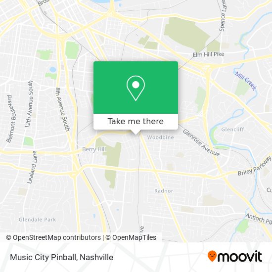 Music City Pinball map