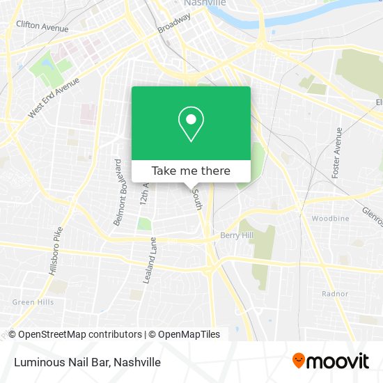 Luminous Nail Bar map