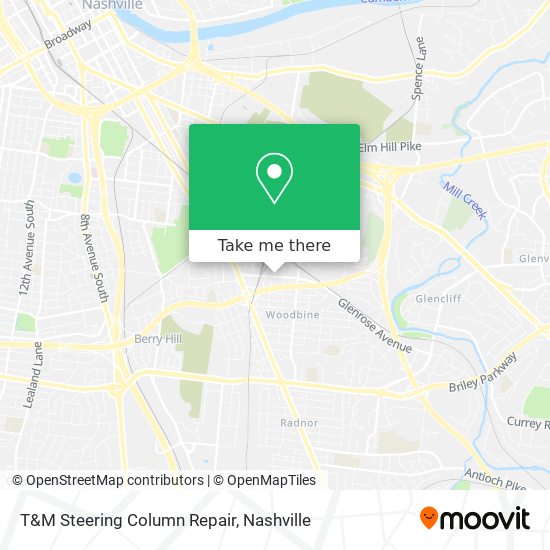 T&M Steering Column Repair map