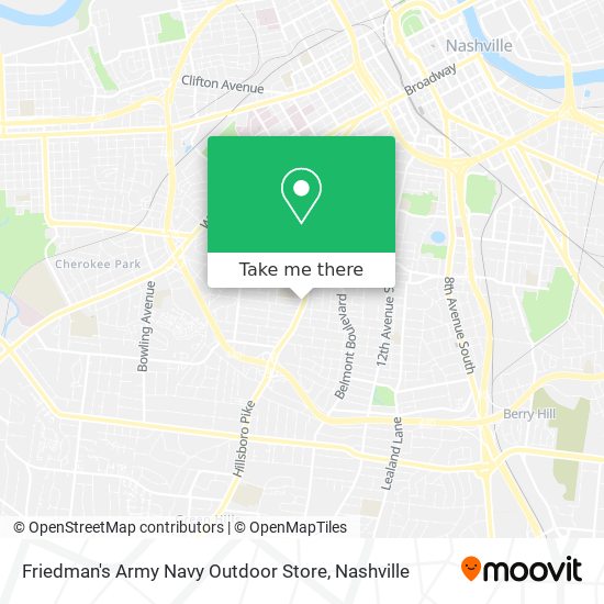 Friedman's Army Navy Outdoor Store map