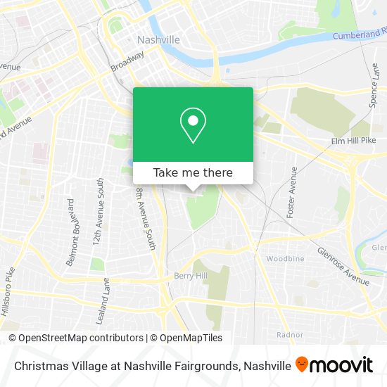 Christmas Village at Nashville Fairgrounds map