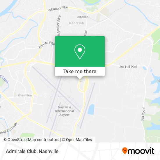 Admirals Club map