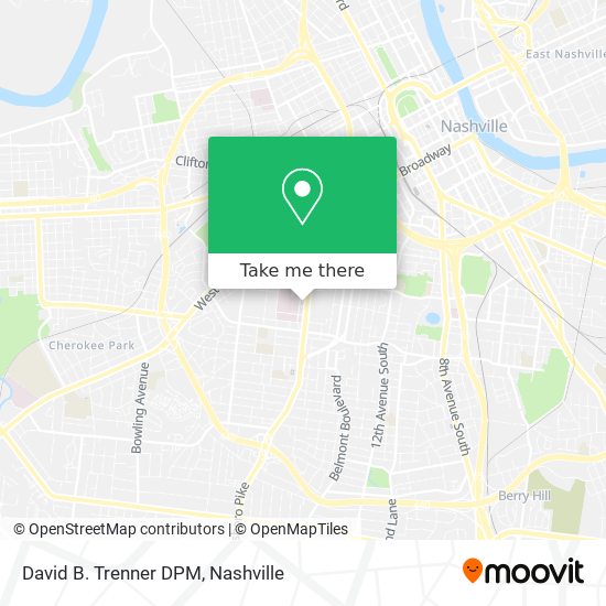 David B. Trenner DPM map
