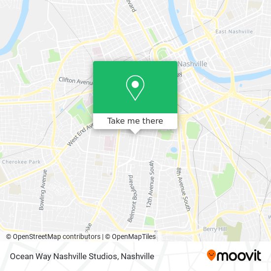 Ocean Way Nashville Studios map