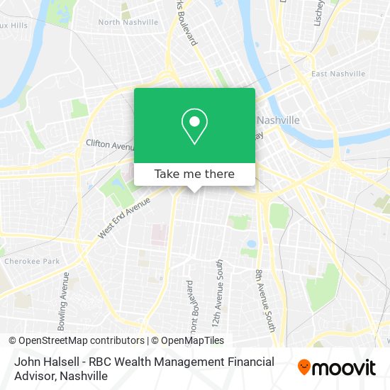 Mapa de John Halsell - RBC Wealth Management Financial Advisor