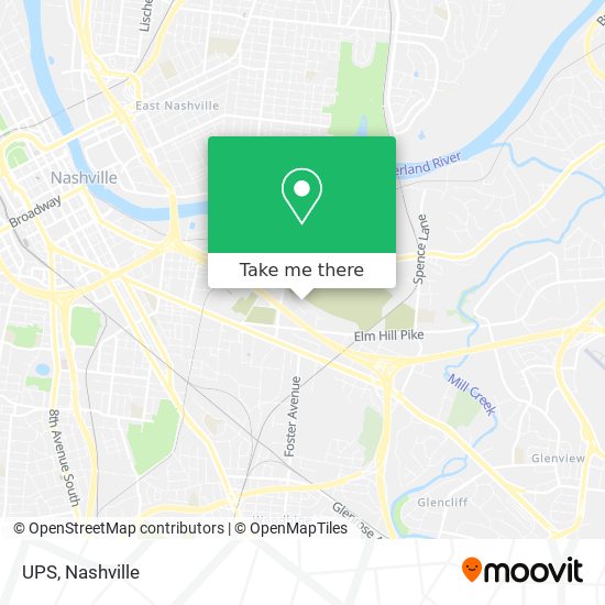 UPS map