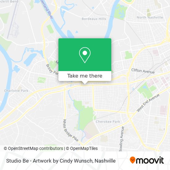 Studio Be - Artwork by Cindy Wunsch map