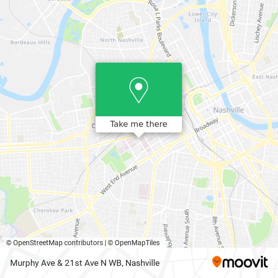 Mapa de Murphy Ave & 21st Ave N WB