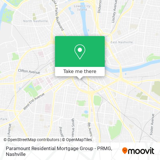 Mapa de Paramount Residential Mortgage Group - PRMG