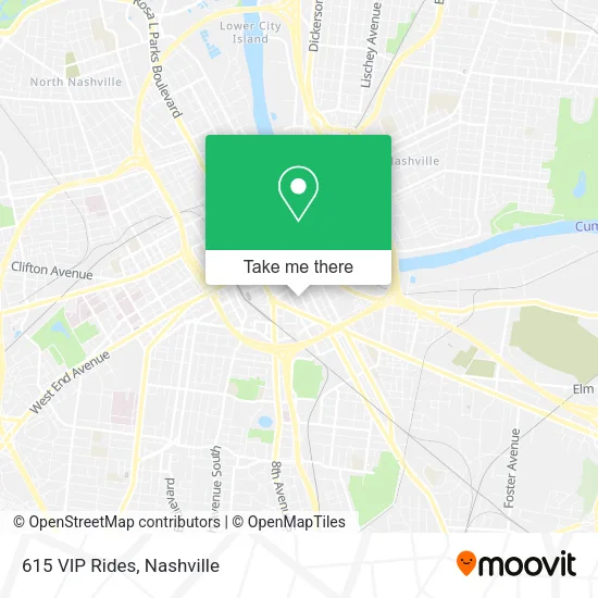 615 VIP Rides map