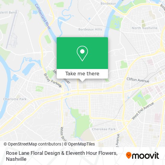 Rose Lane Floral Design & Eleventh Hour Flowers map