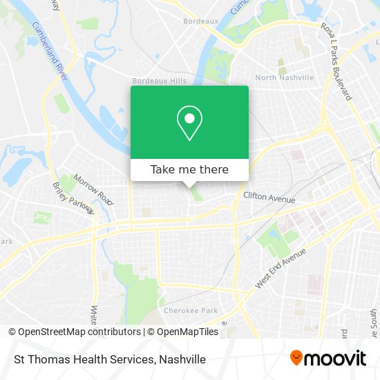 St Thomas Health Services map