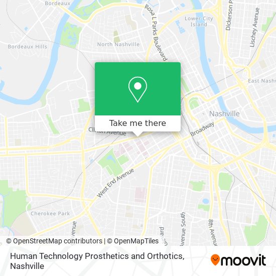 Mapa de Human Technology Prosthetics and Orthotics