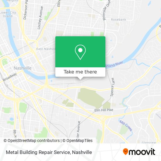 Mapa de Metal Building Repair Service