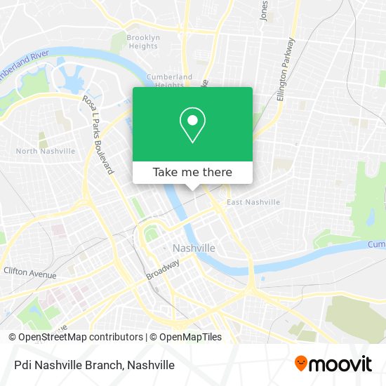 Mapa de Pdi Nashville Branch
