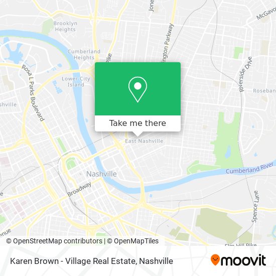Karen Brown - Village Real Estate map