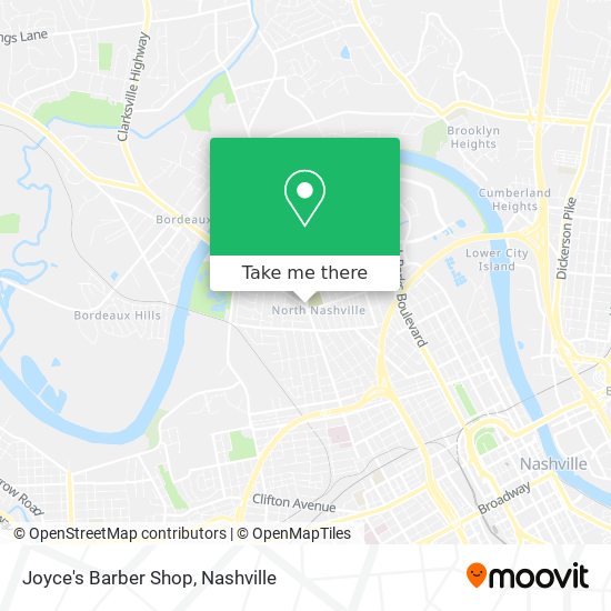 Joyce's Barber Shop map
