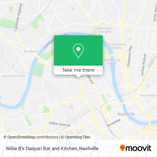 Willie B's Daiquiri Bar and Kitchen map