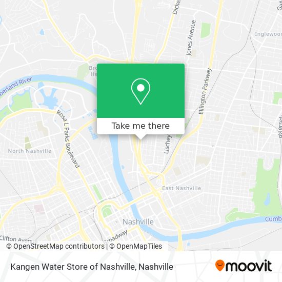 Kangen Water Store of Nashville map