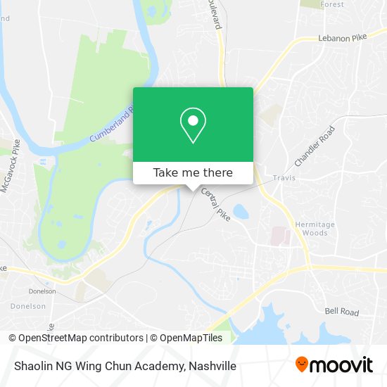 Mapa de Shaolin NG Wing Chun Academy
