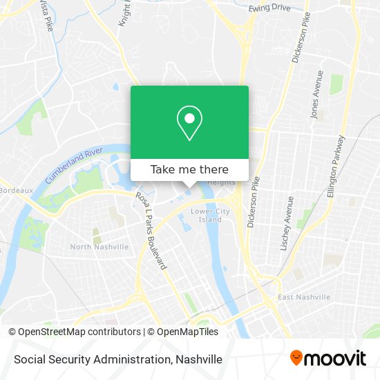 Social Security Administration map