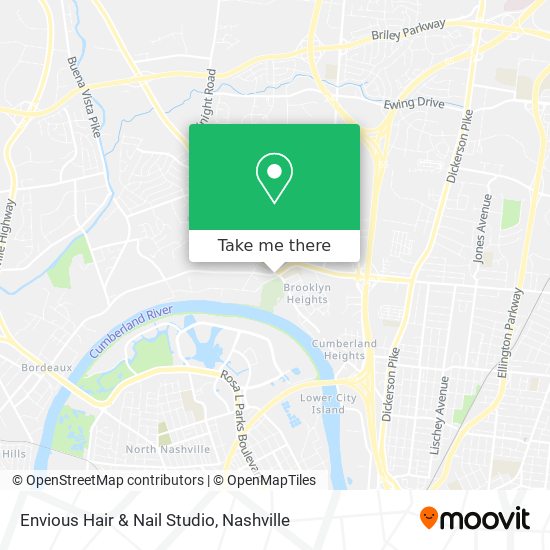 Mapa de Envious Hair & Nail Studio