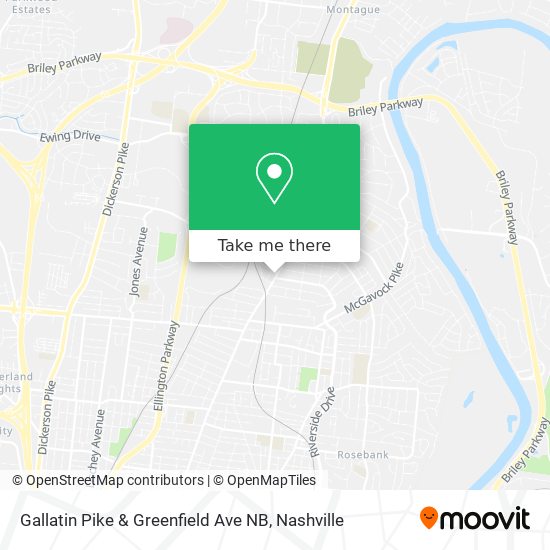 Mapa de Gallatin Pike & Greenfield Ave NB