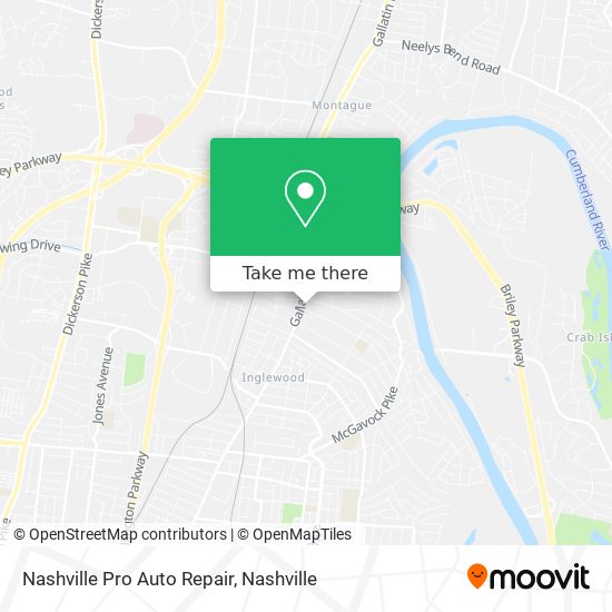 Nashville Pro Auto Repair map