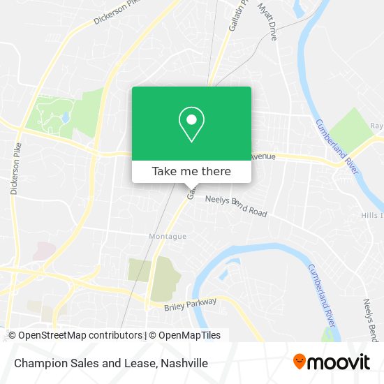 Mapa de Champion Sales and Lease