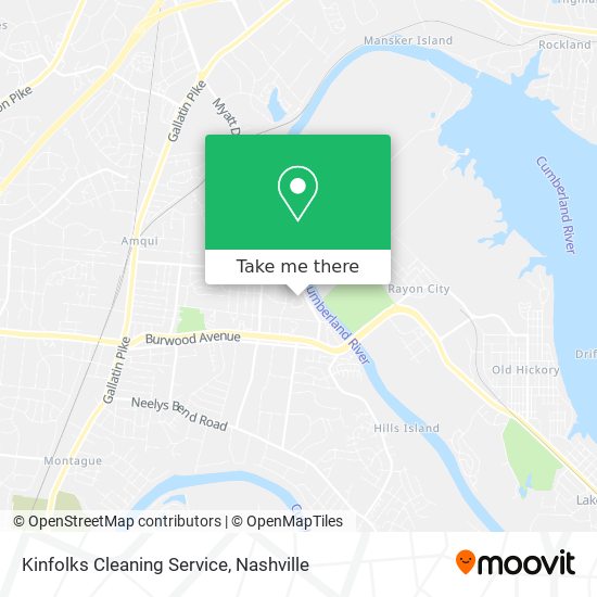 Mapa de Kinfolks Cleaning Service