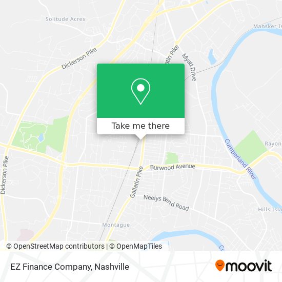 EZ Finance Company map