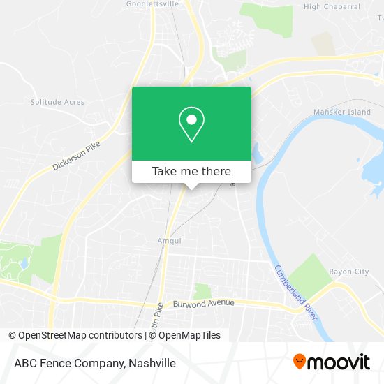 ABC Fence Company map