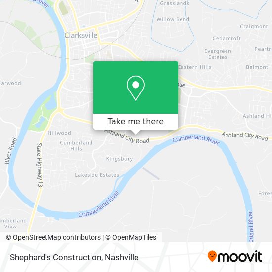 Shephard's Construction map