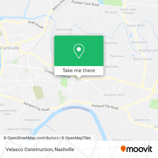Mapa de Velasco Construction