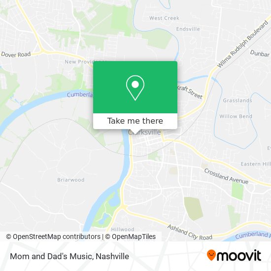 Mom and Dad's Music map